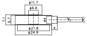 中空型壓力傳感器CAZF-Y24.9尺寸圖1