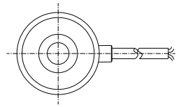 中空型壓力傳感器CAZF-Y24.9尺寸圖2