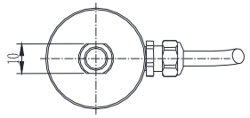 CAZF-LY34拉壓力傳感器外形尺寸圖